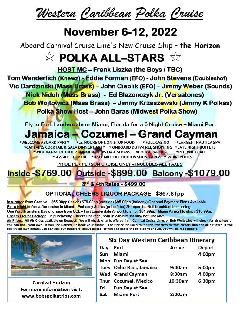 Western Caribbean Polka Cruise